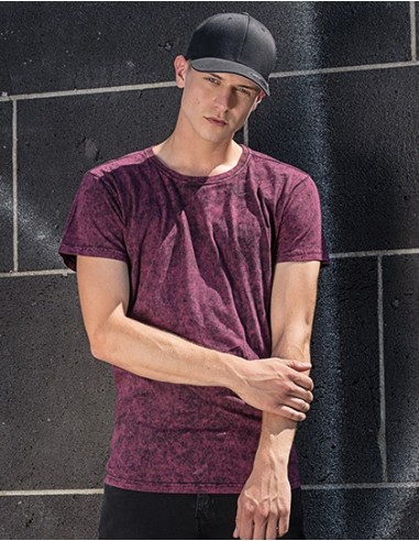 B-BY070-Acid Washed Tee